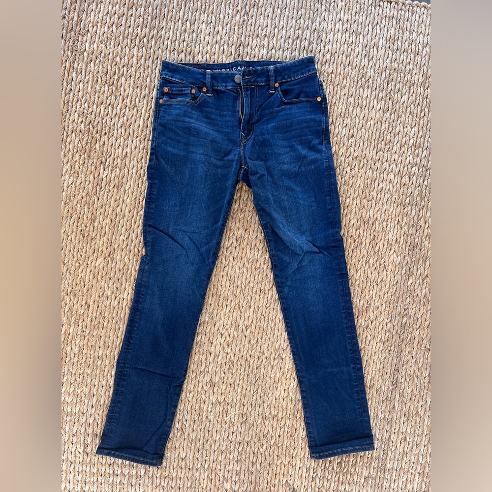American Eagle flex straight leg jeans, size 30x34